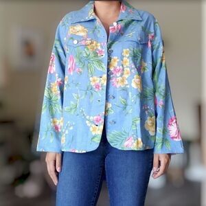 VINTAGE Tehama floral jacket